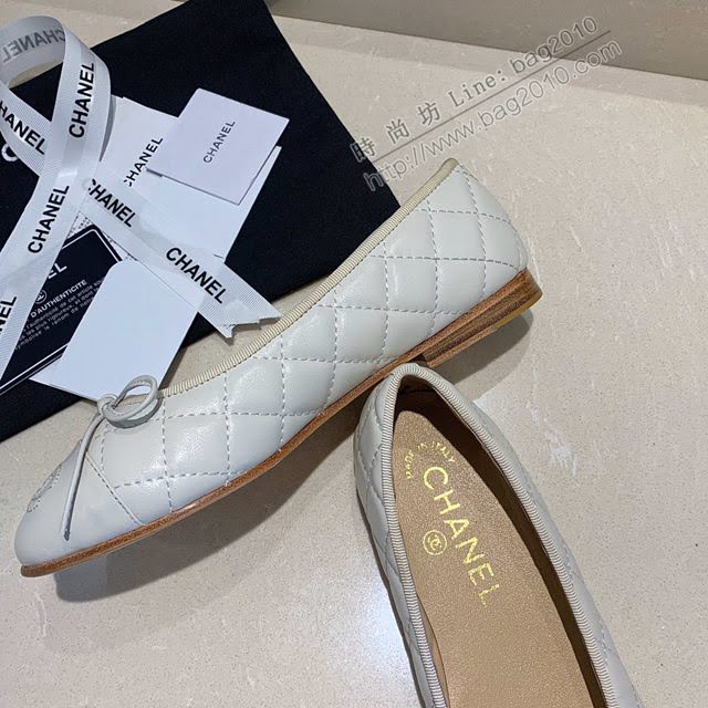 Chanel女鞋 香奈兒頂級芭蕾舞鞋 Chanel羊皮舒適平底鞋  naq1080